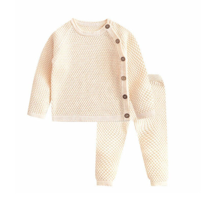 Cotton Cloudlet Baby Sweater Set