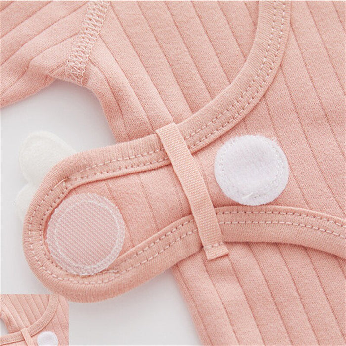 Serenely Solid Snuggles: Luxe Cotton Baby Ensemble