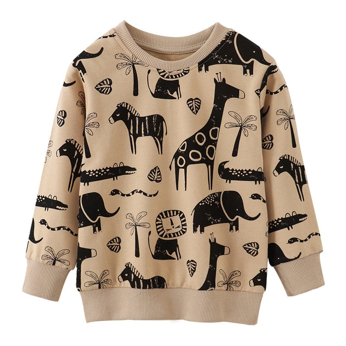 Adrianna Printed Sweatershirt