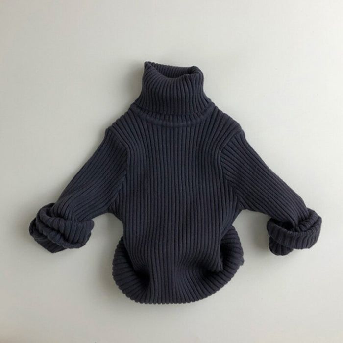 Snuggly Autumn Turtleneck Cotton Sweater