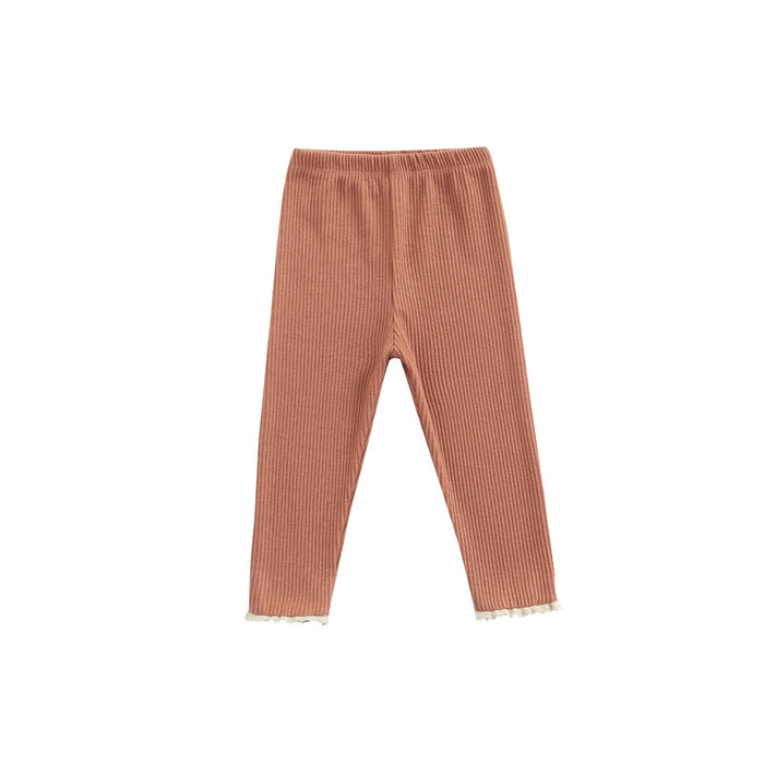 Solid Color Baby Trousers