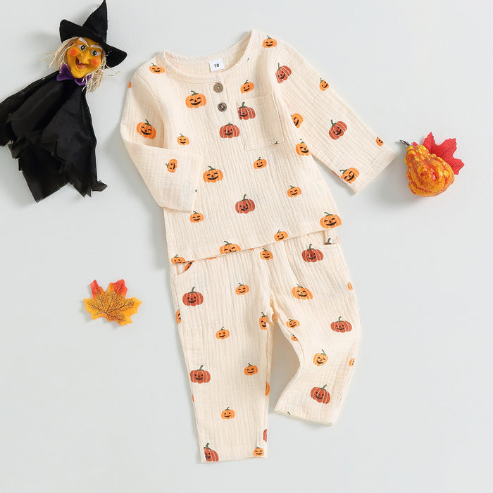 Baby's Stylish Halloween PJ Set