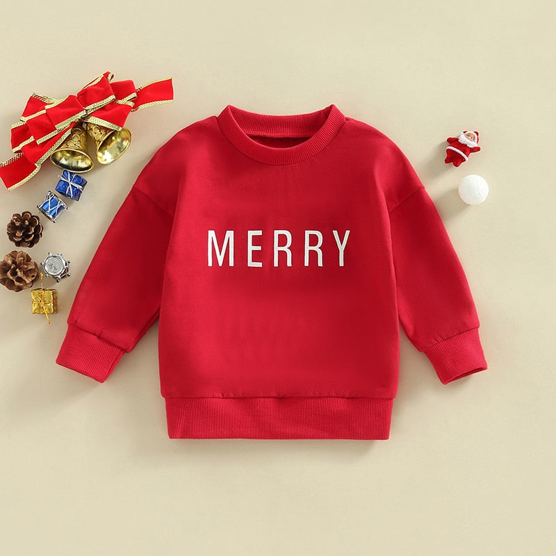 Merry Minimalist Christmas Toddler Top