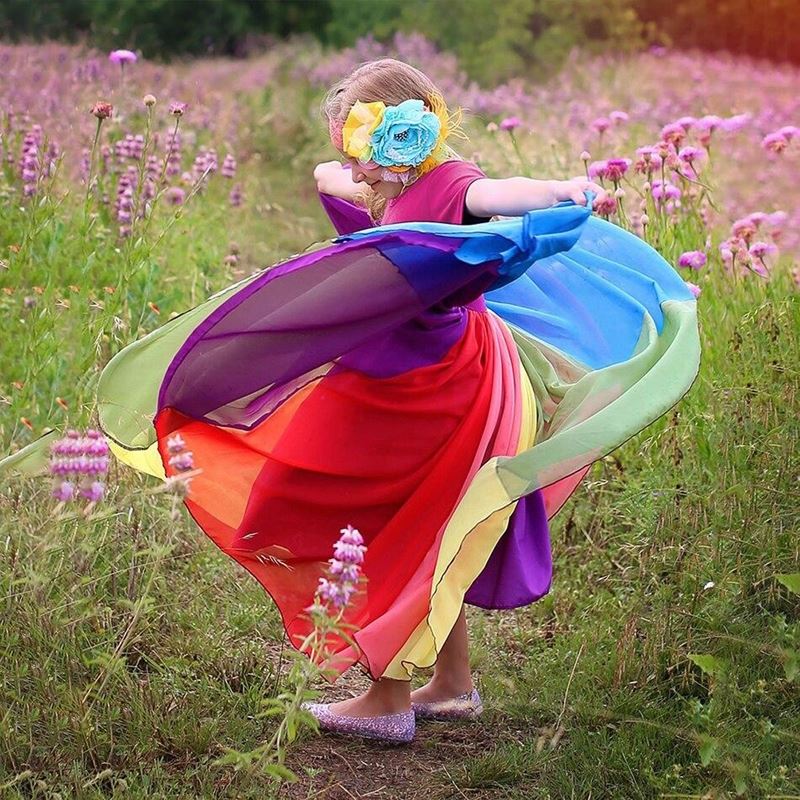Serenity Rainbow Dress